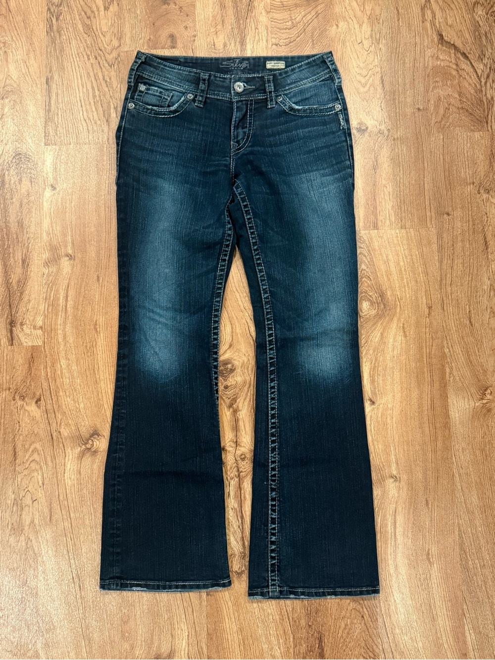 Silver Jeans Dark Blue Flare Jeans 29x32
